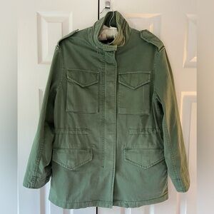 Madewell Oversized Field Jacket, Green, XS, NWT